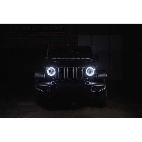 Diode Dynamics HD LED Headlight Halos for 18-20 Jeep Wrangler JL &  Gladiator JT | Quadratec