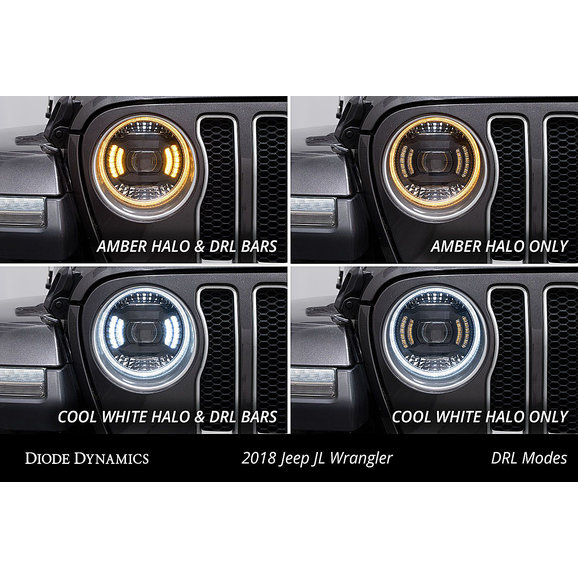 Diode Dynamics DD5165 Elite Max LED Headlights for 1822 Jeep Wrangler
