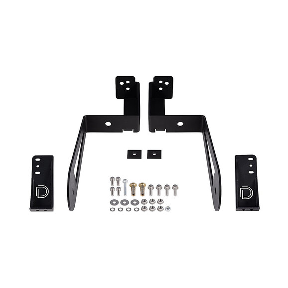 Diode Dynamics Stage Series Grille Light Bracket Kit Diode Dynamics DD7228P Stage Series Grille Light Bracket Kit for 07-18 Jeep Wrangler JK