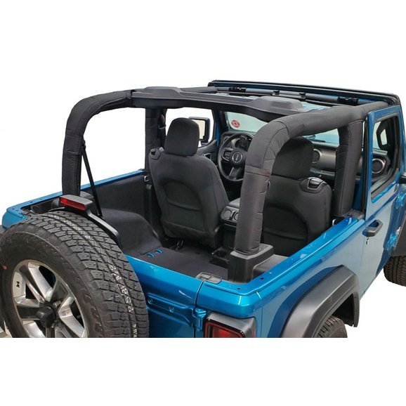 Dirtydog 4X4 Roll Bar Covers for 1823 Jeep Wrangler JL 2Door Quadratec