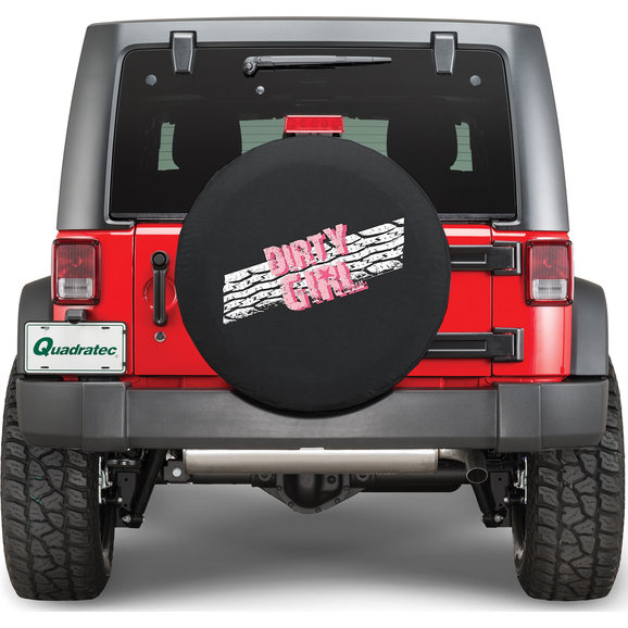 Quadratec Dirty Girl Tread Tire Cover Quadratec Dirty Girl Tread Tire Cover
