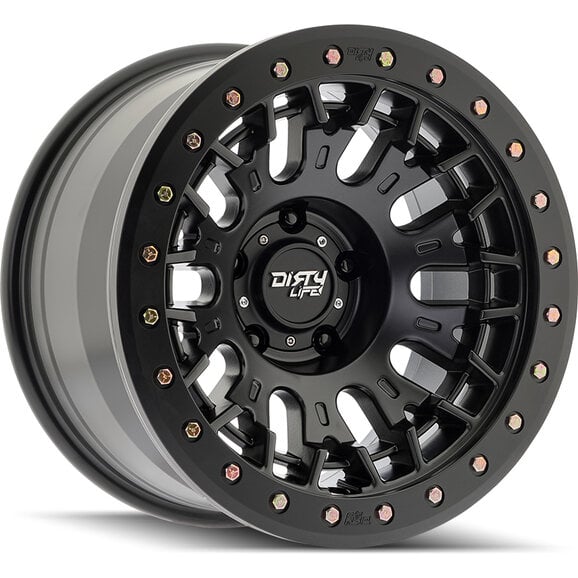 Dirty Life Race Wheels DT-3 9317 Simulated Beadlock Wheel Dirty Life Race Wheels DT-3 9317 Simulated Beadlock Wheel for 07-26 Jeep Wrangler JK, JL & Gladiator JT