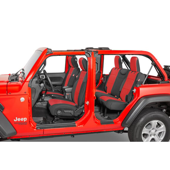 Diver Down Jeep License Front and Rear Neoprene Seat Covers Diver Down Jeep License Front and Rear Neoprene Seat Covers for 18-26 Jeep Wrangler JL Unlimited 4-Door