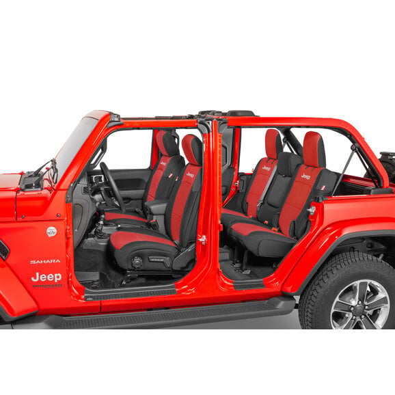 Diver Down Jeep License Front and Rear Neoprene Seat Covers Diver Down Jeep License Front and Rear Neoprene Seat Covers for 21-26 Jeep Wrangler JL Unlimited 4-Door 4Xe