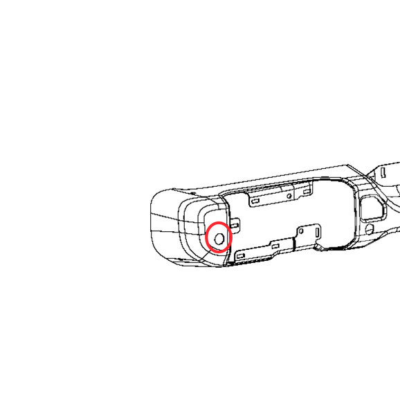 Mopar Rear Parking Sensor Bezel Mopar Rear Parking Sensor Bezel for 18-20 Jeep Wrangler JL with Steel Bumper