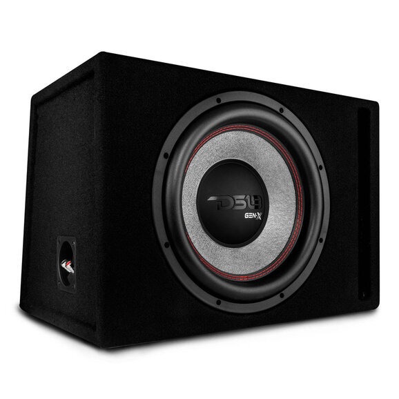 DS18 12" Loaded Subwoofer Ported Enclosure with GEN-X124D 450 Watts Rms DS18 GEN-X112LD 12" Loaded Subwoofer Ported Enclosure with GEN-X124D 450 Watts Rms