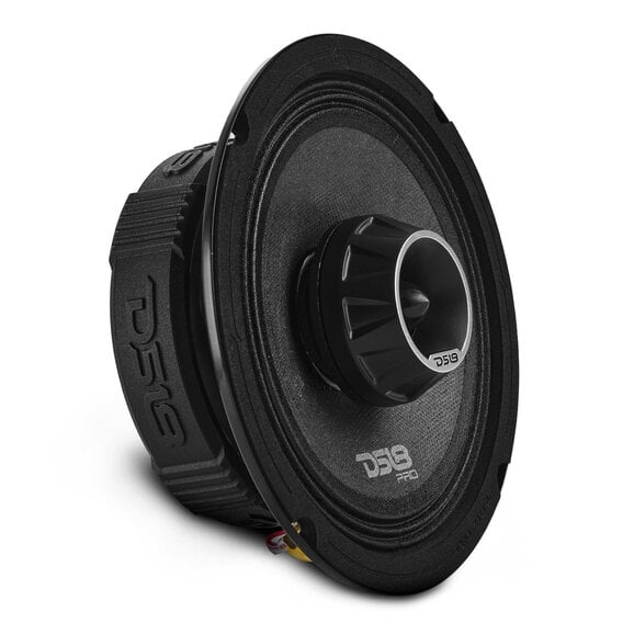 DS18 PRO-ZT 6.5” Slim Coaxial Mid-Range Loudspeaker with Water-Resistant Cone Built-in Bullet Tweeter | 200W RMS 4-Ohm DS18 PRO-ZT6SL PRO-ZT 6.5” Slim Coaxial Mid-Range Loudspeaker with Water-Resistant Cone Built-in Bullet Tweeter | 200W RMS 4-Ohm