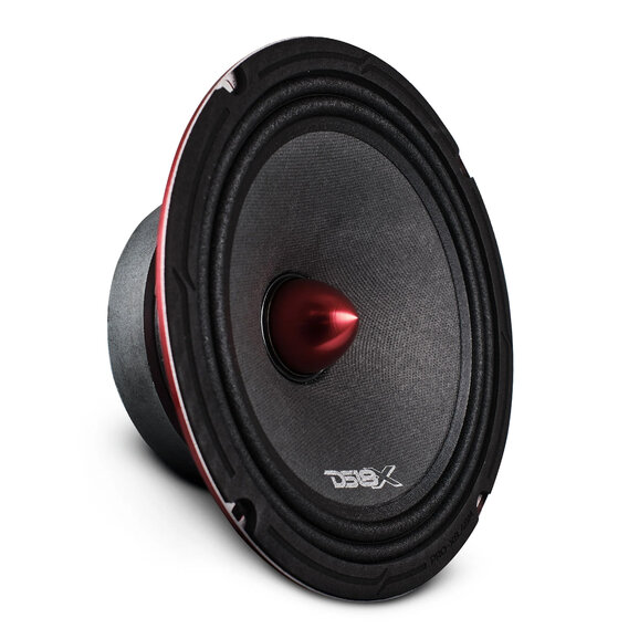 DS18 PRO-X 8" Mid-Range Loudspeaker with Bullet | 275W RMS 4-Ohm DS18 PRO-X8.4BM PRO-X 8" Mid-Range Loudspeaker with Bullet | 275W RMS 4-Ohm