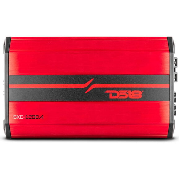 DS18 SXE Class A/B 4-Channel Full-Range Amplifier 4 x 60 RMS @ 4-Ohm 1200 Watts DS18 SXE Class A/B 4-Channel Full-Range Amplifier 4 x 60 RMS @ 4-Ohm 1200 Watts