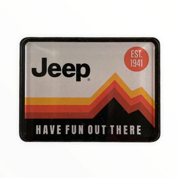 Jeep Merchandise Jeep Have Fun Out There Magnet Jeep Merchandise MAG-HFOT Jeep Have Fun Out There Magnet