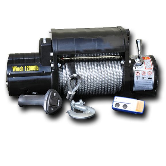 DV8 Offroad 12,000lbs Winch with Steel Line DV8 Offroad WB12SC 12,000lbs Winch with Steel Line