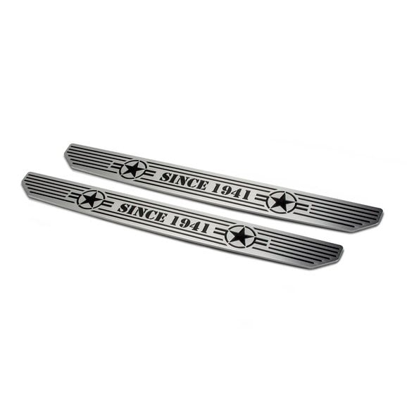 DV8 Offroad Front Sill Plates with Since 1941 Logo DV8 Offroad D-JL-180014-STR2 Front Sill Plates with Since 1941 Logo for 18-20 Jeep Wrangler JL & Gladiator JT