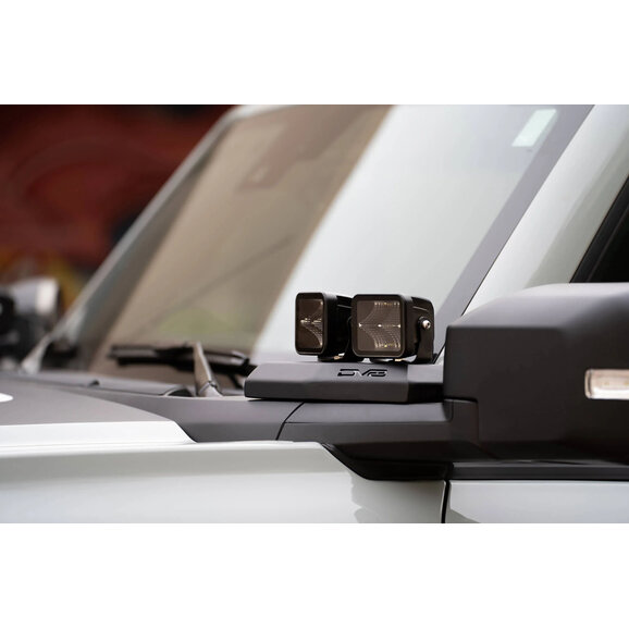 DV8 Offroad A-Pillar Pod Light Mounts DV8 Offroad LBBR-02 A-Pillar Pod Light Mounts for 21-26 Ford Bronco