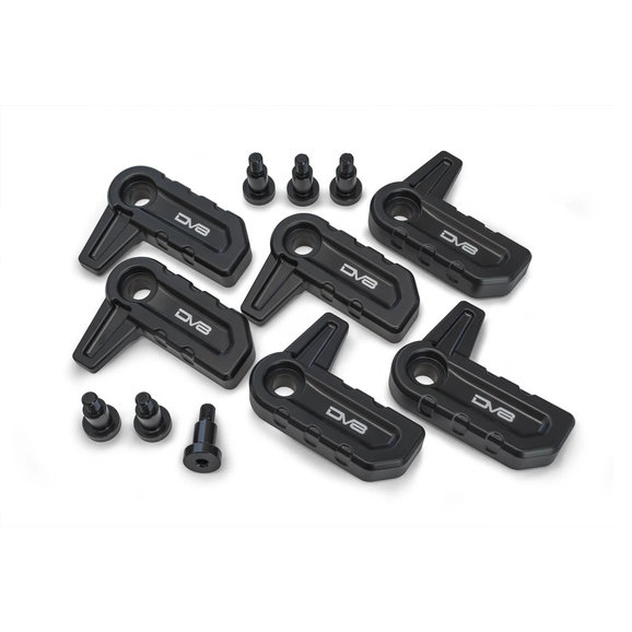 DV8 Offroad Hardtop Billet T-Handles DV8 Offroad HTJL-H Hardtop Billet T-Handles for 18-20 Jeep Wrangler JL