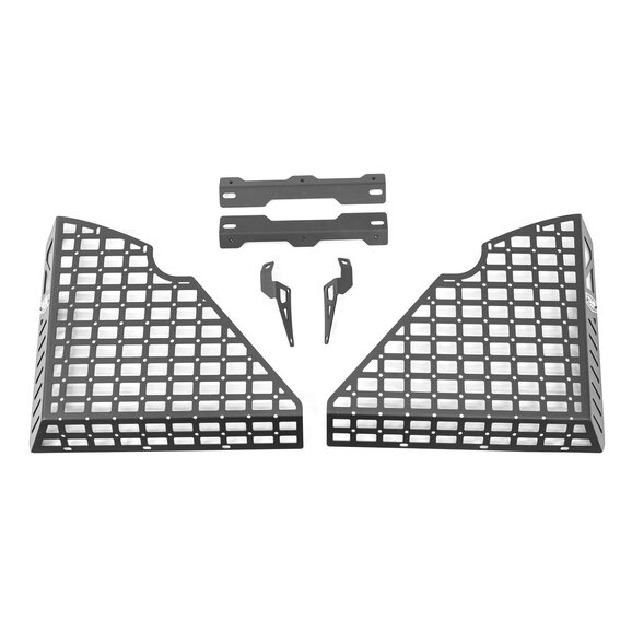 DV8 Offroad Pocketed Rear Window MOLLE Panels DV8 Offroad MPJK-02 Pocketed Rear Window MOLLE Panels for 07-18 Jeep Wrangler JK Unlimited 4-Door