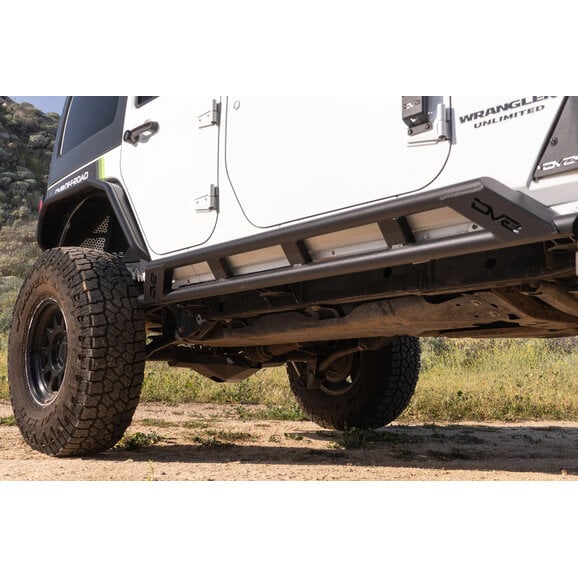 DV8 Offroad Rock Sliders DV8 Offroad SRJK-07 Rock Sliders for 07-18 Jeep Wrangler JK Unlimited 4-Door
