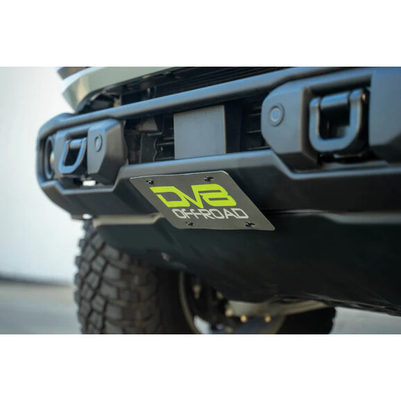 DV8 Offroad OEM Capable Steel Bumper Front License Plate Mount DV8 Offroad OEM Capable Steel Bumper Front License Plate Mount for 21-26 Ford Bronco