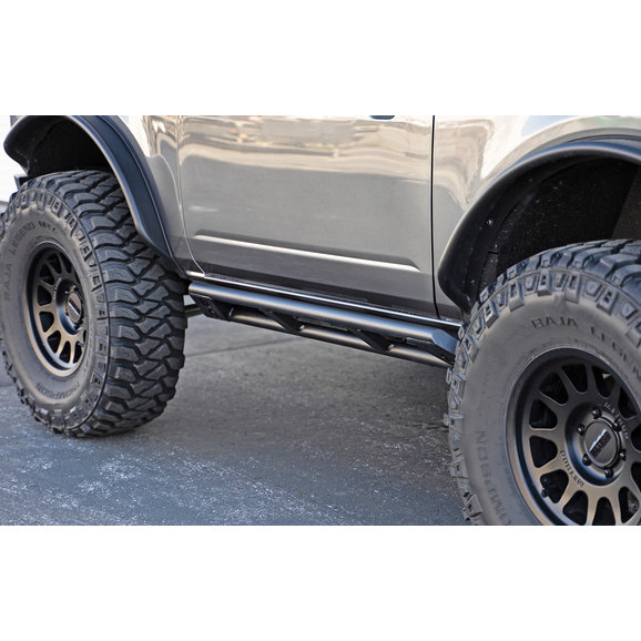 DV8 Offroad FS-15 Series Rock Sliders DV8 Offroad SRBR-04 FS-15 Series Rock Sliders for 21-25 Ford Bronco 2-Door