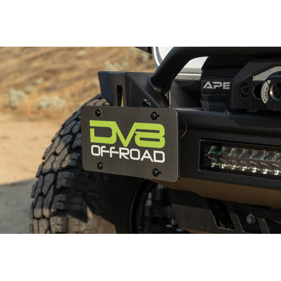 DV8 Offroad Universal Quick Release D-Ring License Plate Mount DV8 Offroad LPUN-01 Universal Quick Release D-Ring License Plate Mount