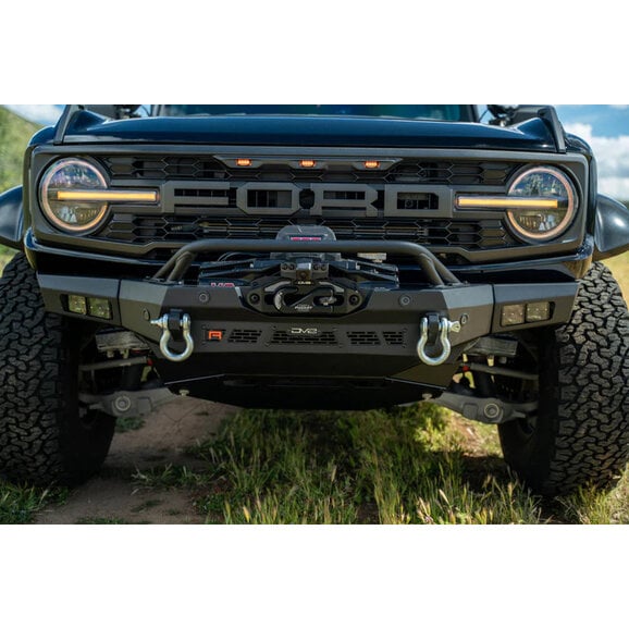 DV8 Offroad Raptor Spec Series Front Winch Bumper DV8 Offroad FBFR-01 Raptor Spec Series Front Winch Bumper for 21-26 Ford Bronco