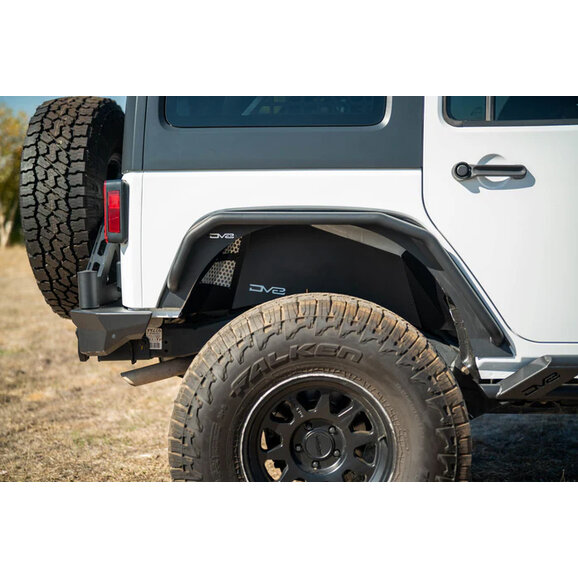 DV8 Offroad Rear Inner Fenders DV8 Offroad INFEND-10RB Rear Inner Fenders for 07-18 Jeep Wrangler JK