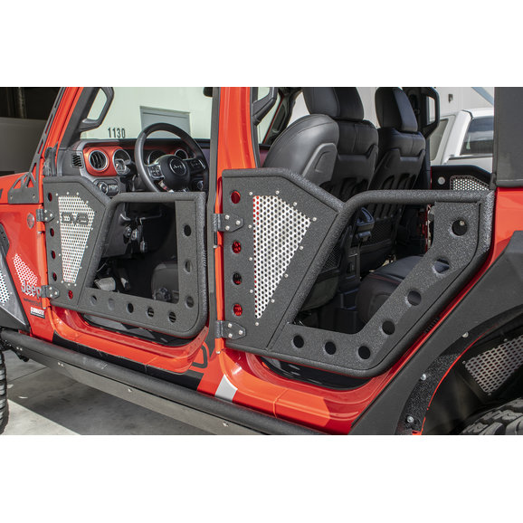 Dv8 Offroad Rdjl 01 Rock Doors With Perforated Aluminum Mesh