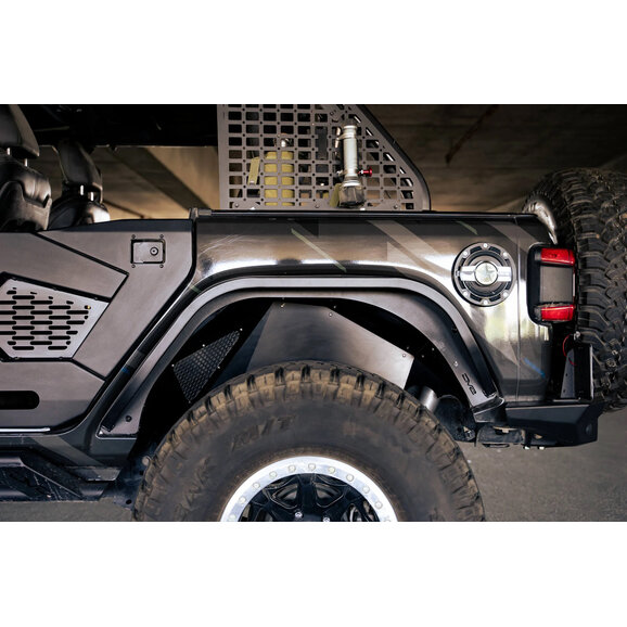 JLラングラー　フェンダー　DV8 OFFROAD SLIM FENDERS Jeep Wrangler Slim Fender Flares | DV8 Offroad