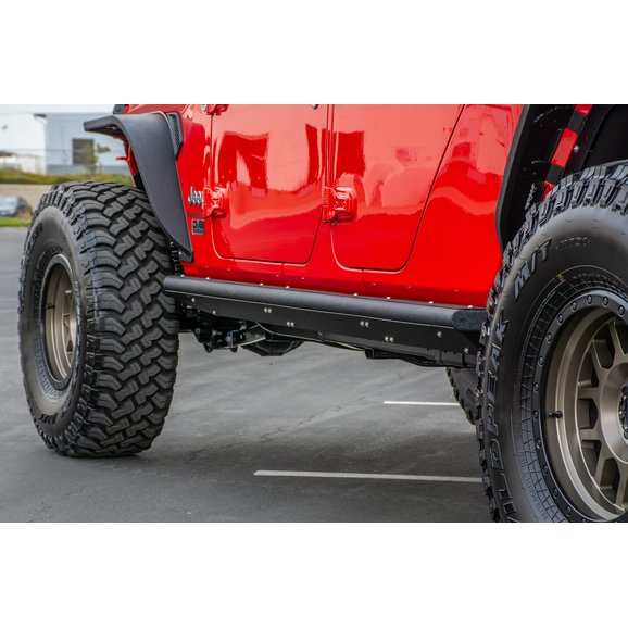DV8 Offroad Bolt-on Side Step Sliders DV8 Offroad SRGL-02 Bolt-on Side Step Sliders for 20-24 Jeep Gladiator JT