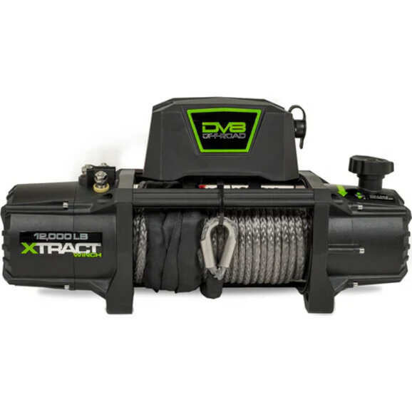 DV8 Offroad Xtract 12,000lbs Winch with Synthetic Line DV8 Offroad WB12K-SR Xtract 12,000lbs Winch with Synthetic Line