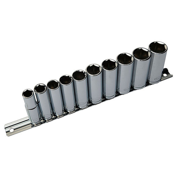 Eastwood 10pc - 3/8 Inch Drive MM Deep Socket Set Eastwood 32172 10pc - 3/8 Inch Drive MM Deep Socket Set