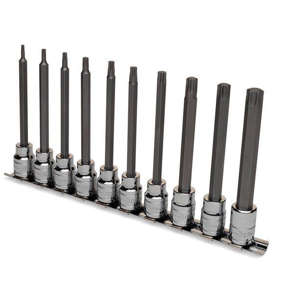 Eastwood 10-Piece 3/8" Drive Long Torx Hex Bit Set Eastwood 32529 10-Piece 3/8" Drive Long Torx Hex Bit Set