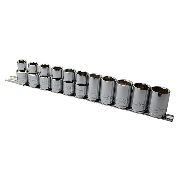 Eastwood 11-Piece 1/2" Drive MM Shallow Socket Set Eastwood 32167 11-Piece 1/2" Drive MM Shallow Socket Set