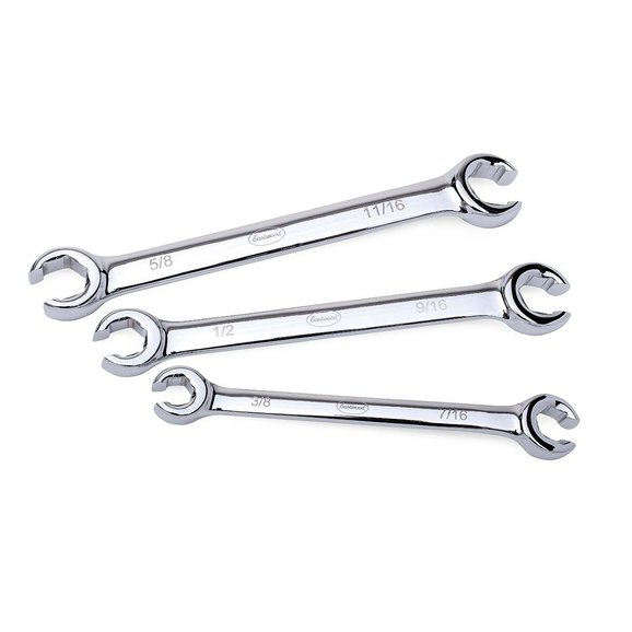 Eastwood 33859 3Piece SAE Flare Nut Wrench Set Quadratec