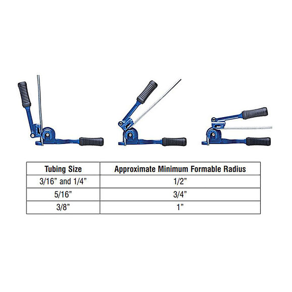 Eastwood 12435 Triple Head 180° Tubing Bender Quadratec