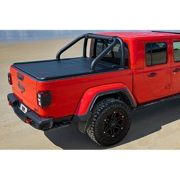 EGR RollTrac S-Series Sports Bar EGR SBAR0162 RollTrac S-Series Sports Bar for 20-24 Jeep Gladiator JT Equipped with a RollTrac Electric Retractable Bed Cover