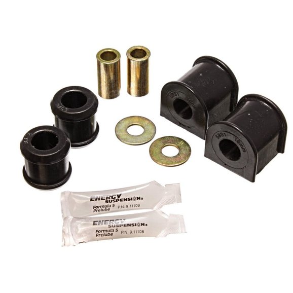 Energy Suspension 19mm Rear Sway Bar Bushing Set for 0718 Jeep Wrangler JK in Black for 0718