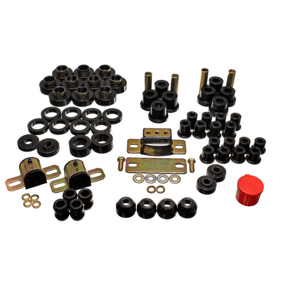 Energy Suspension Complete Hyper-Flex Suspension Bushing Kit Energy Suspension Complete Hyper-Flex Suspension Bushing Kit for 80-86 Jeep CJ-5 & CJ-7