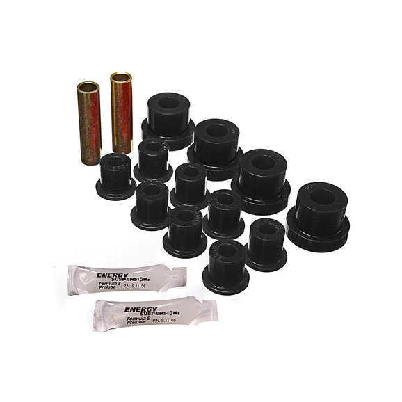 Energy Suspension Front Leaf Spring Bushings for 7686 Jeep CJ5, CJ7