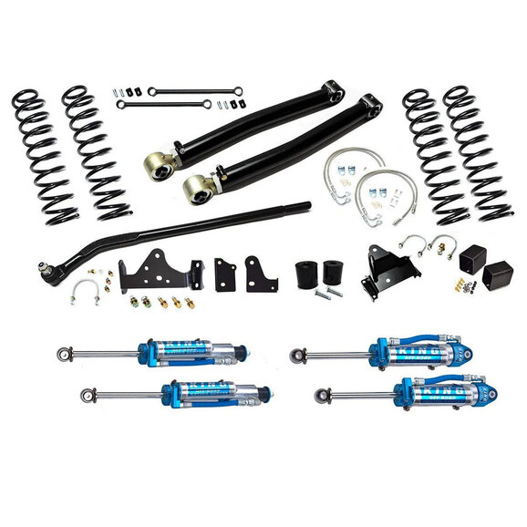 EVO Manufacturing 4" Enforcer Suspension System with Draglink Flip Kit EVO Manufacturing 4" Enforcer Suspension System with Draglink Flip Kit for 07-18 Jeep Wrangler JK