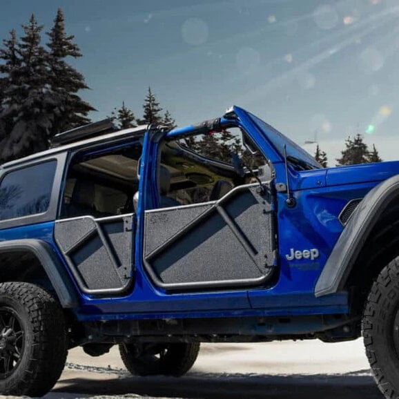 EZ 4X4  Phantop Aluminum Tube Doors Panel for 18-24 Jeep Wrangler JL & Gladiator JT