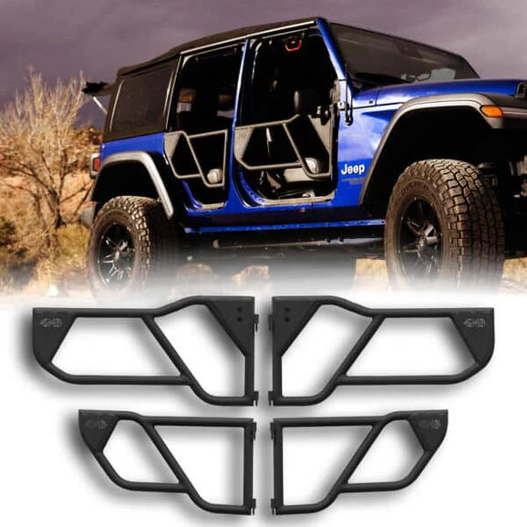 EZ 4X4 Razor Tube Doors EZ 4X4  Razor Tube Doors for 18-24 Jeep Wrangler JL & Gladiator JT