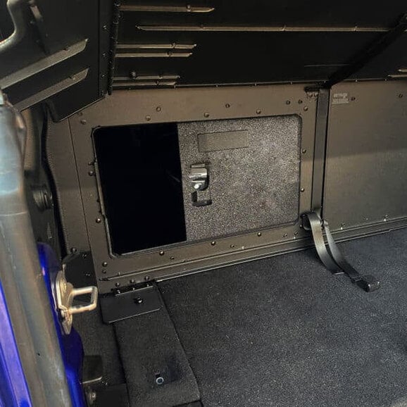 EZ 4X4 EZ-Rear Sliding Panel with Lock EZ 4X4 1907 0060 EZ-Rear Sliding Panel with Lock for 07-24 Jeep Wrangler JK & JL