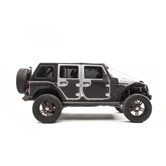 Fab Fours Door Skin Armor for 0718 Jeep Wrangler JK Quadratec