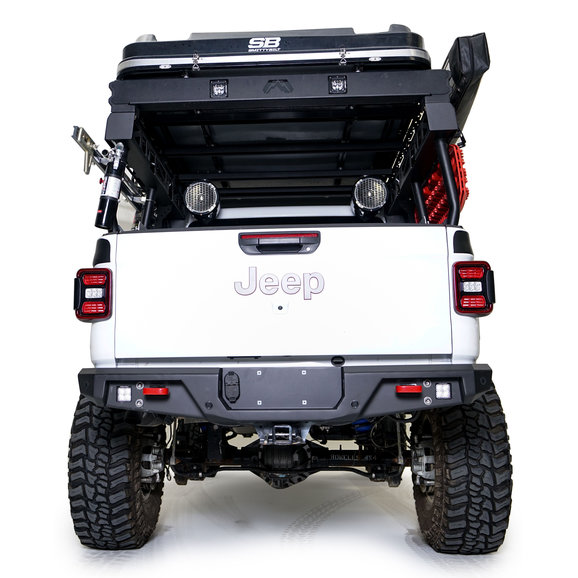 Fab Fours Rear Lifestyle Standard Bumper Fab Fours Rear Lifestyle Standard Bumper for 20-21 Jeep Gladiator JT