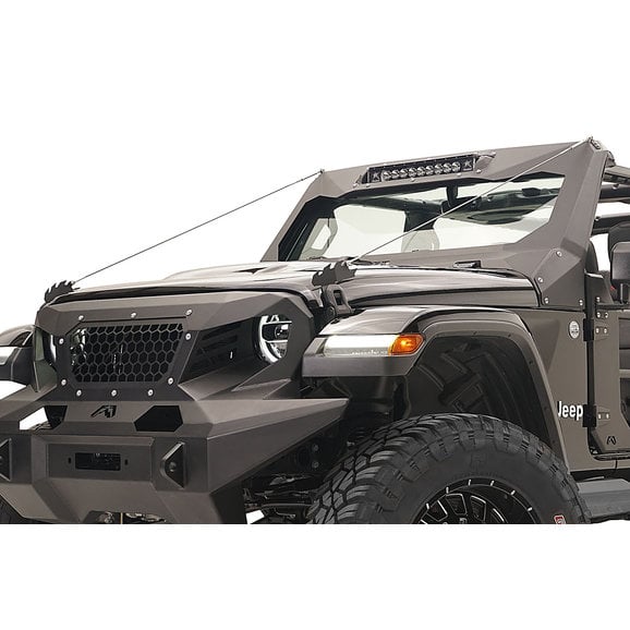 Fab Fours ViCowl Limb Riser Fab Fours JL1060-1 ViCowl Limb Riser for 18-19 Jeep Wrangler JL