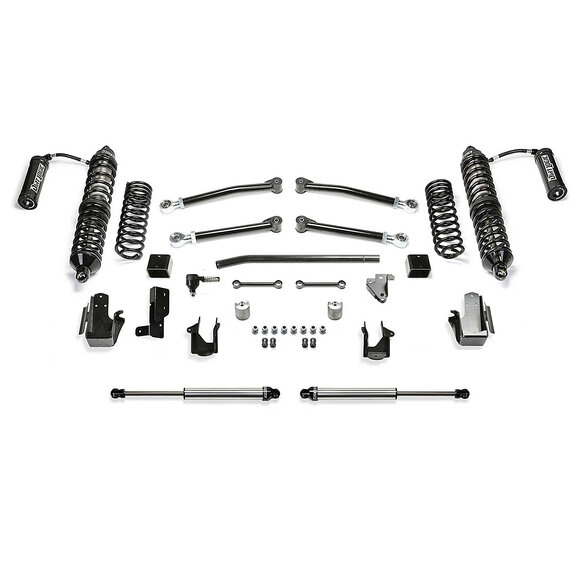 Fabtech  3″ Trail Lift Kit  with 2.5" Dirt Logic Front Reservoir Shocks & 2.25" Rear Dirt Logic Shocks for 20-22 Jeep Wrangler JL Unlimited 4-Door 