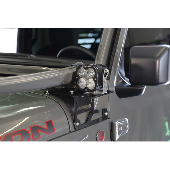 Fabtech Cowl Light Mount Brackets for 1822 Jeep Wrangler JL