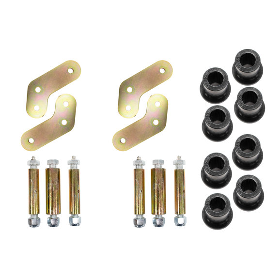 parts included for fishbone boomerang shackle