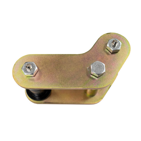 side view of fishbone boomerang shackle