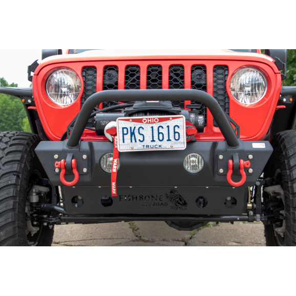 Fishbone Offroad FB22178 Stubby Front Bumper for 18-21 Jeep